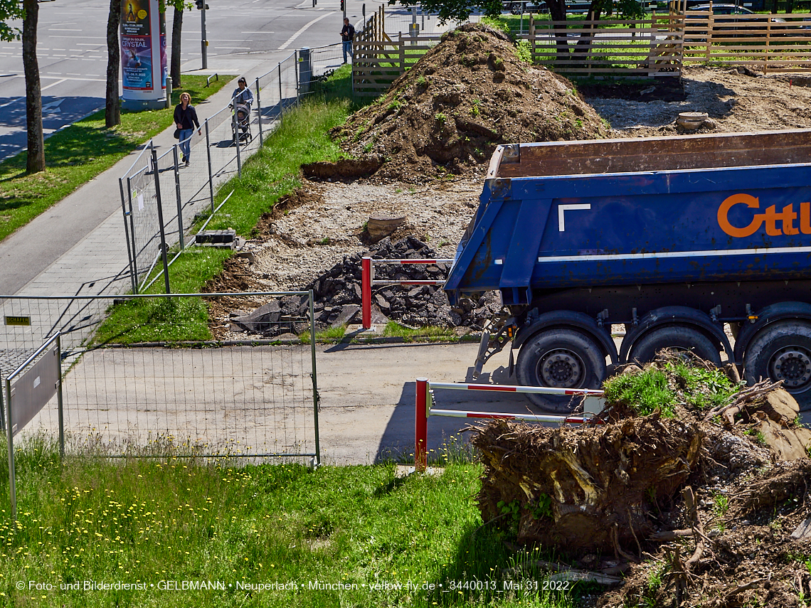 31.05.2022 - Baustelle am Haus für Kinder in Neuperlach